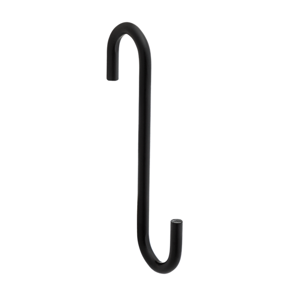 National Hardware Modern S Hook Small 4-3/4-in, Black