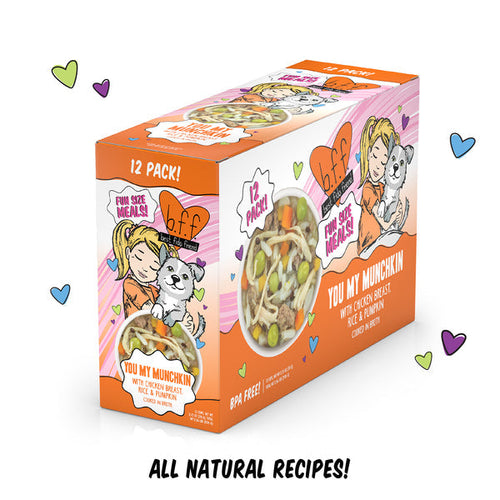 Weruva B.F.F. Fun Size Meals  You My Munchkin with Chicken Breast, Rice & Pumpkin