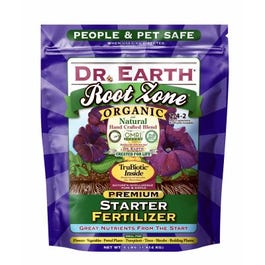Root Zone Starter Organic Fertilizer, 2-4-2, 4-Lb. Bag