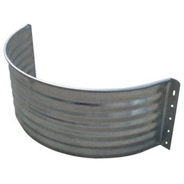 Round Window Well Area Wall, 22-Ga. Galvanized Steel, 12-In.