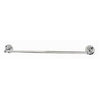 Rounded Towel Bar, Chrome, 18-In.
