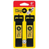 Super Stretch Storage Straps, 6-In., 6-Pk.