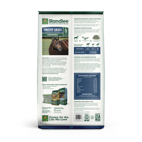 Standlee Premium Western Forage Timothy Grass Chopped