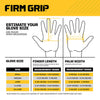 Big Time Products Firm Grip Suede Double Leather Palm Work Gloves