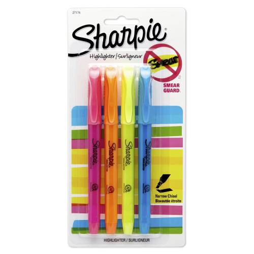 Sharpie Pocket Highlighters Chisel Tip