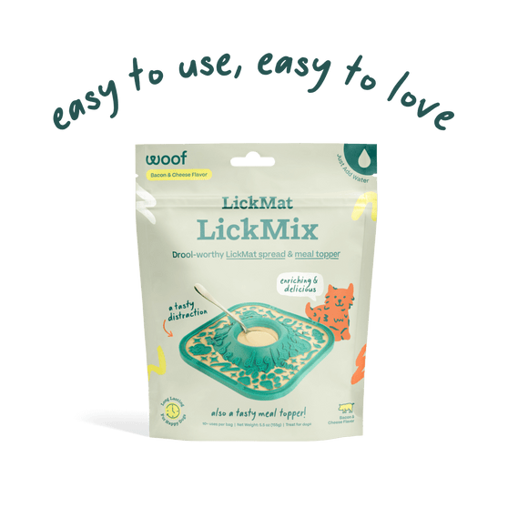 Woof LickMat Bacon & Cheese LickMix