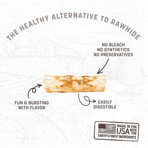 Earth Animal No-Hide® Peanut Butter Rolls