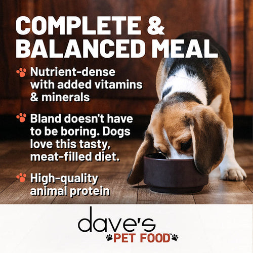 Dave's Pet Food Restricted Diet Bland For Dogs – Chicken and Rice