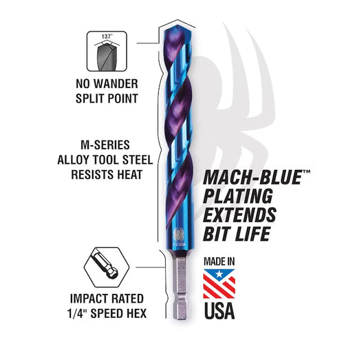 Spyder 30-Piece Mach-Blue™ Drill & Drive Kit