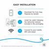 GE Cync Smart Light Switch, On/Off Paddle Style, No Neutral Wire Required, Bluetooth and 2.4 GHz Wi-Fi, Works with Alexa and Google Home