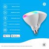 GE Cync BR30 Smart LED Light Bulbs, Color Changing Smart WiFi Lights, Works with Alexa and Google Home