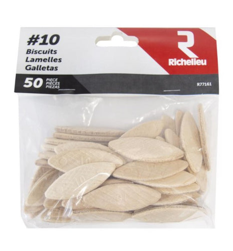Richelieu Flat Wood Plate Joining Biscuits