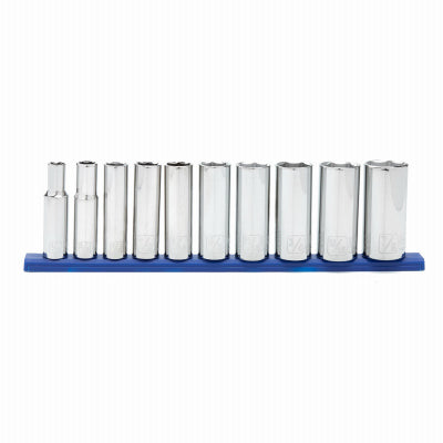 Master Mechanic 10-Pc. SAE Deep Socket Set, 3/8 In. Drive