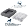 Tall Tails Grey All-In-One Dog Bed