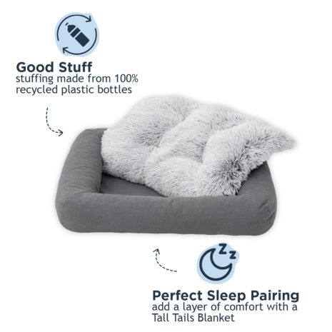 Tall Tails Grey All-In-One Dog Bed