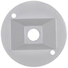 Master Electrician Weatherproof Round Lampholder Cover White