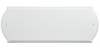 Hillman Paintable Address Plaque White (6 x 16)