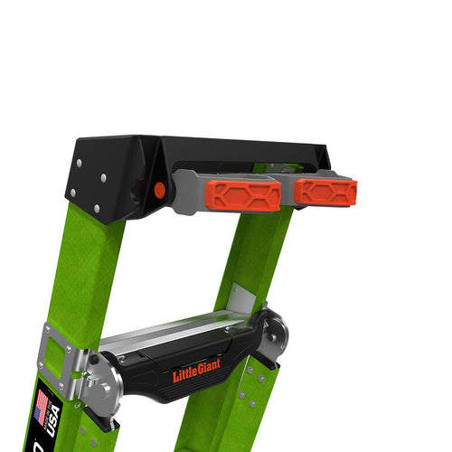 Little Giant King Kombo 2.0 Professional, 6' - ANSI Type IAA - 375 lb/170 kg Rated, Fiberglass 3-in-1 All-Access Combination Ladder