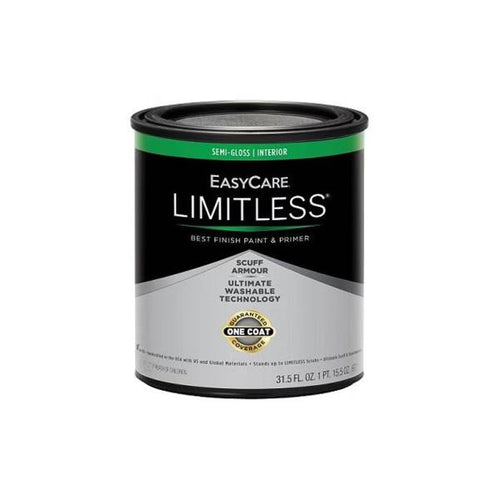 True Value EasyCare Limitless 1 Qt. Neutral Base Semi-Gloss Acrylic Latex Interior Paint & Primer