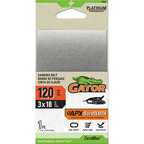 Gator CeraMax 3x18 in Sanding Belts