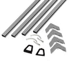 Phifer Mill Gray Aluminum Screen Frame Kit