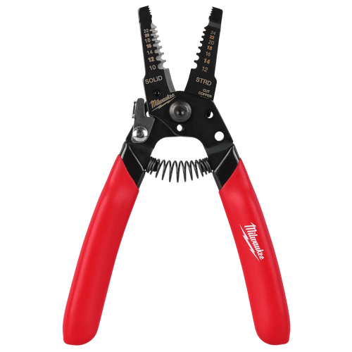 Milwaukee 10-24 AWG Compact Dipped Grip Wire Stripper & Cutter