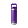 YETI RAMBLER® 18 Oz Water Bottle With Color-Matched Straw Cap