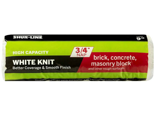 Shur-Line Better 9” White Knit Roller Cover 3/4 Nap