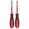 Milwaukee 2pc 1000V Insulated Slim Tip Screwdriver Set