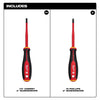 Milwaukee 2pc 1000V Insulated Slim Tip Screwdriver Set