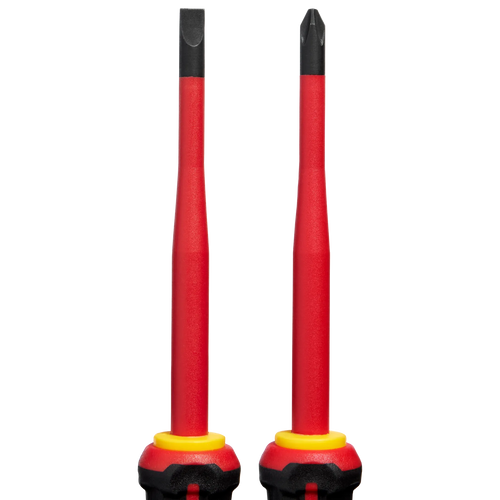Milwaukee 2pc 1000V Insulated Slim Tip Screwdriver Set