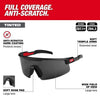 Milwaukee Wrap Around Safety Glasses - Tinted Anti-Scratch Lenses