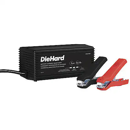 Diehard 2-in-1 6-Volt/12-Volt 2-Amp Battery Charger and Maintainer, Fully Automatic