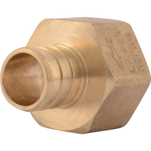 Watts PEX Swivel Adapter Brass