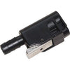 Mercury Female Fuel Connector, Resin, 3/8-In. Barb