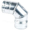 Pellet Stove Vent Elbow, 90 Degree, 3-In.