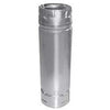 Pellet Vent Stove Pipe, Twist Lock, 3 x 12-In.