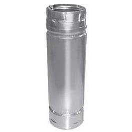 Pellet Vent Stove Pipe, Twist Lock, 3 x 12-In.