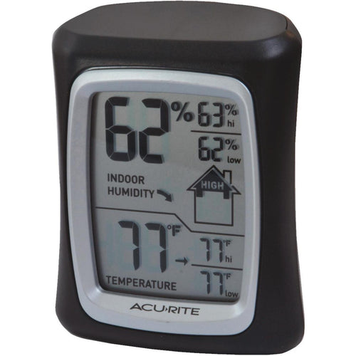 Acurite Fahrenheit & Celsius Digital 32 to 122 F, 0 to 50 C Hygrometer & Thermometer