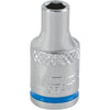 Channellock 1/4 In. Drive 4 mm 6-Point Shallow Metric Socket