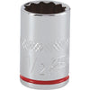 Channellock 3/8 In. Drive 1/2 In. 12-Point Shallow Standard Socket