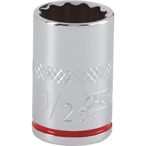 Channellock 3/8 In. Drive 1/2 In. 12-Point Shallow Standard Socket