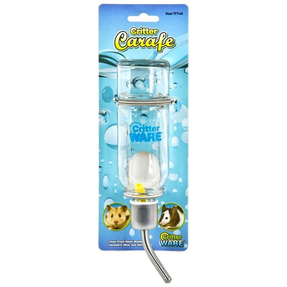 CRITTER CARAFE GLASS WATER BOTTLE